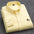 LYVIO Men's White Cotton Oxford Long Sleeve Horse Embroidery Shirt