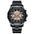 LYVIO Luxury Blue Hollow Out Stainless Steel Men's Quartz Watch