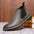 LYVIO Men's Luxury Leather British Style Chelsea Ankle Boots