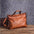 LYVIO Vintage Genuine Leather Men's Cowhide Messenger Bag