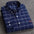 LYVIO Men's White Cotton Oxford Long Sleeve Horse Embroidery Shirt