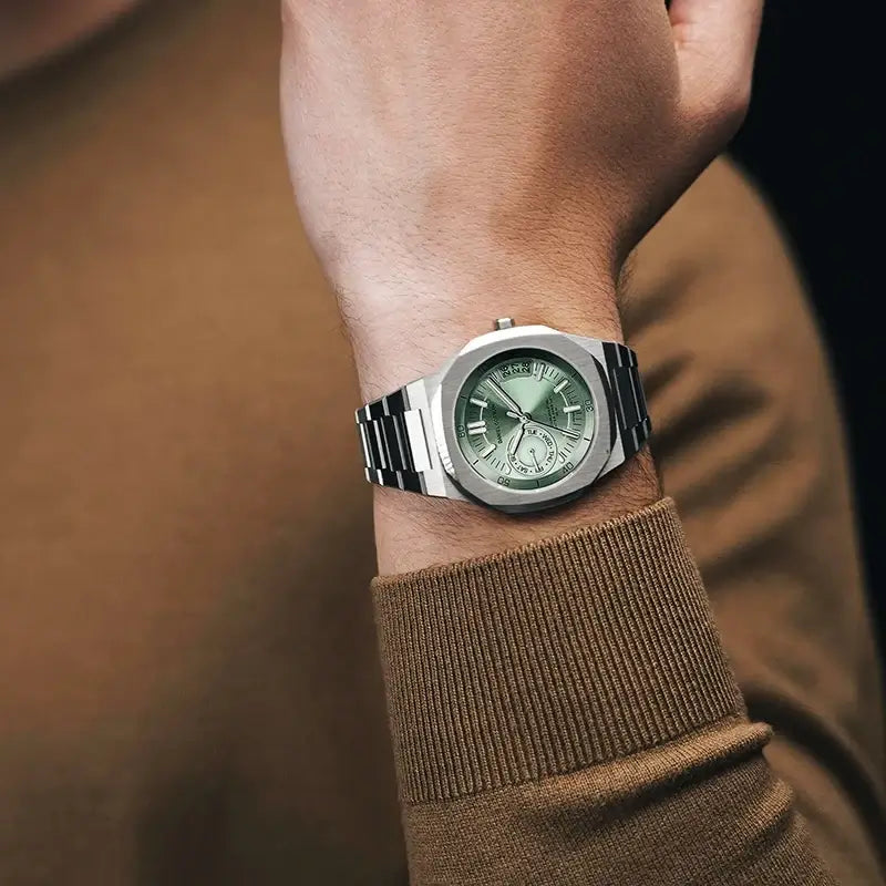 LYVIO Hello Quartz Stainless Steel Luminous Men's Wristwatch