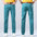 LYVIO Men's Classic Cotton Straight Stretch Slim Fit Denim Jeans