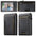 LYVIO Push-Out Faux Leather Card Holder Wallet 12 Cards