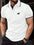 LYVIO Men's Classic Short Sleeve Button Lapel Summer Polo Shirt