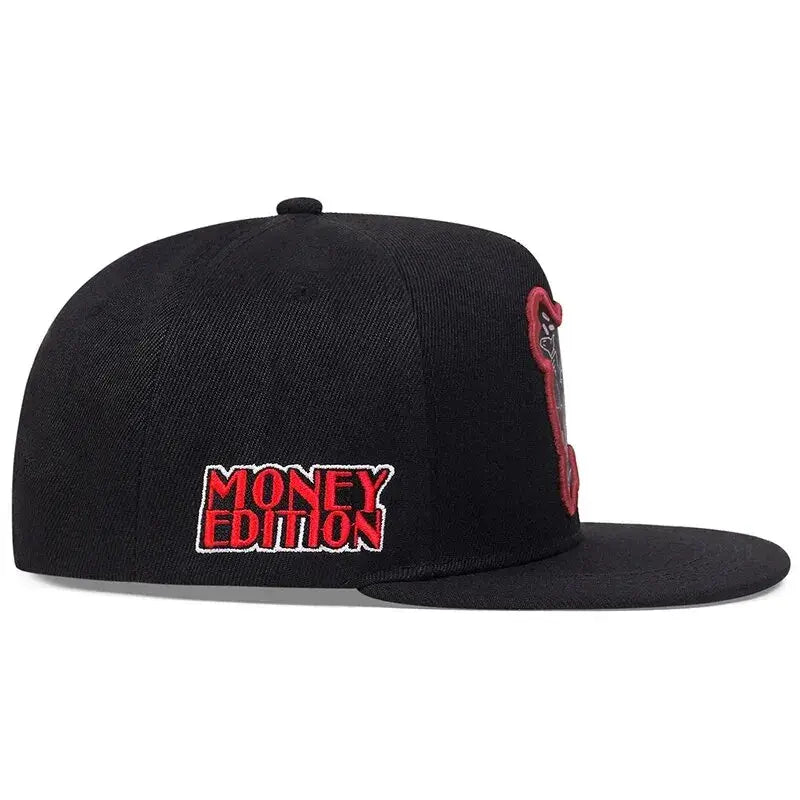 LYVIO Embroidered Hip Hop Snapback Baseball Cap Adjustable