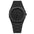LYVIO Modern All-Black Arabic Digital Men's Quartz Sports Watch