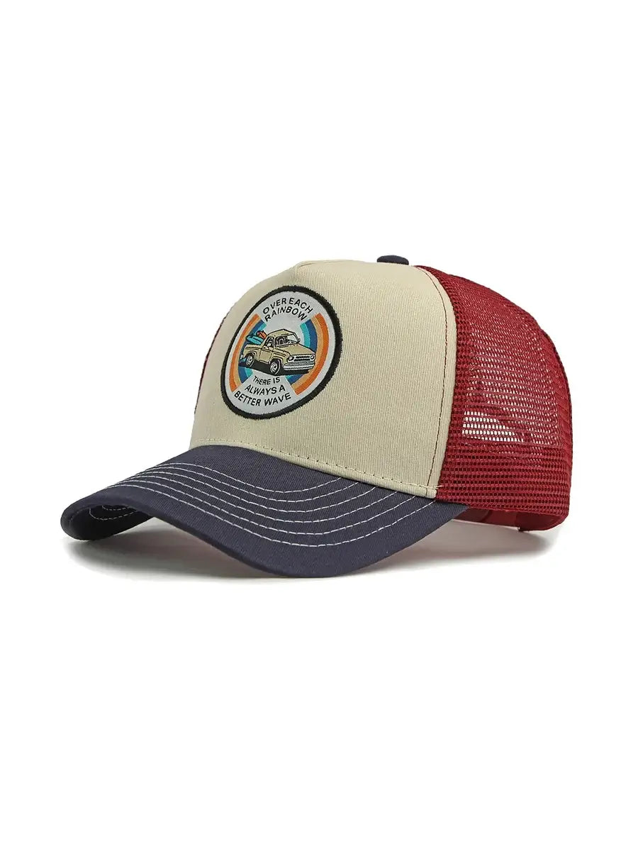 LYVIO New Unisex Embroidered Trucker Hat with Mesh Back