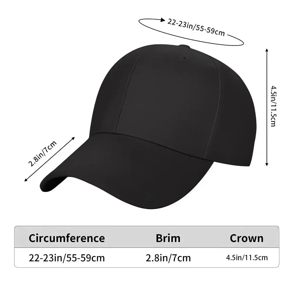 LYVIO Black Sheep Logo Black Outdoor Sports Snapback Cap