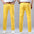 LYVIO Men's Classic Cotton Straight Stretch Slim Fit Denim Jeans