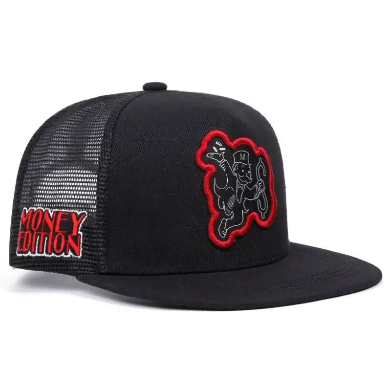 LYVIO Embroidered Hip Hop Snapback Baseball Cap Adjustable