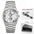 LYVIO Men's Stainless Steel Chinese Character Quartz Wristwatch