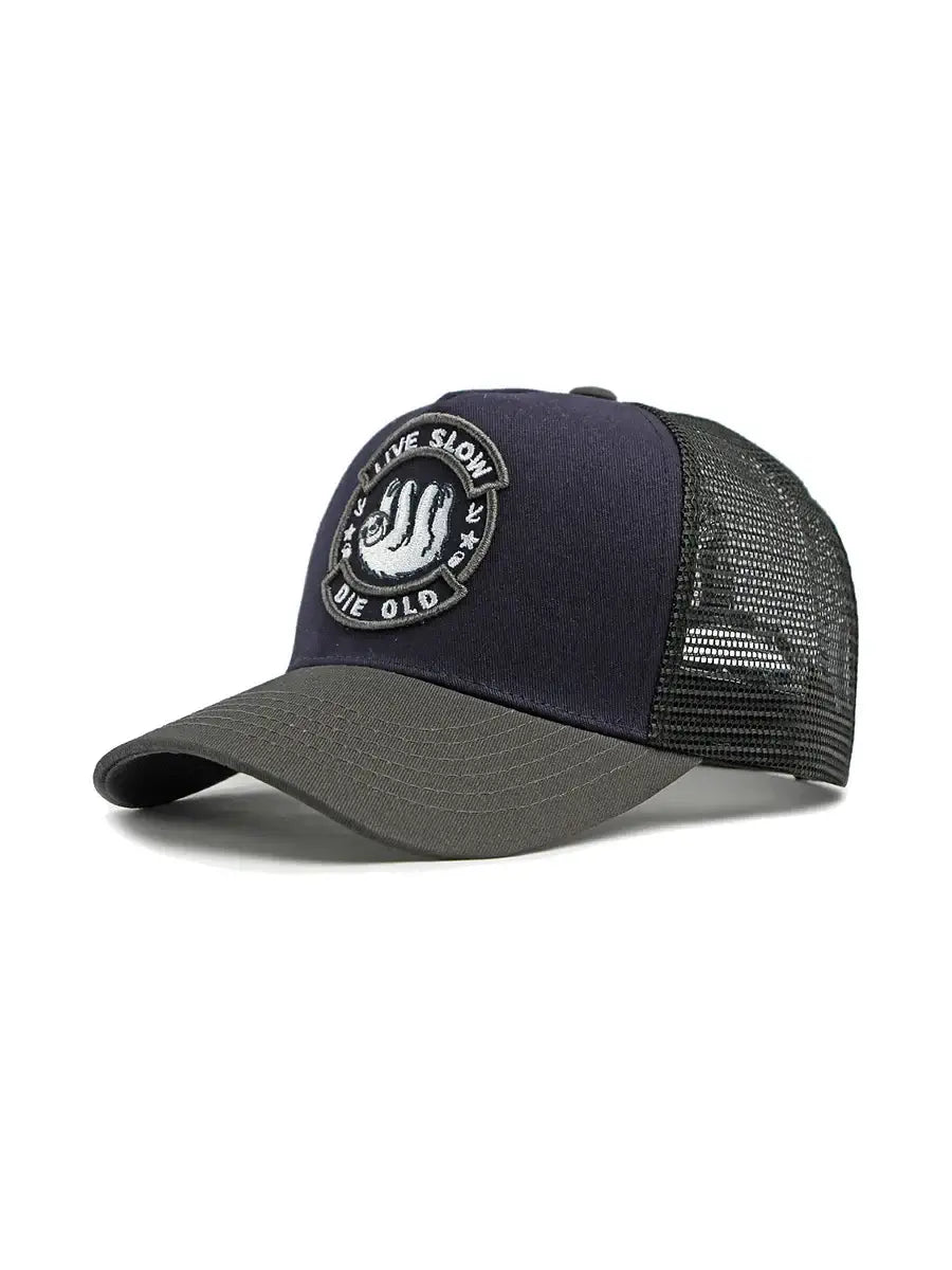 LYVIO New Unisex Embroidered Trucker Hat with Mesh Back