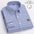 LYVIO Men's White Cotton Oxford Long Sleeve Horse Embroidery Shirt