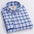 LYVIO Men's White Cotton Oxford Long Sleeve Horse Embroidery Shirt