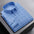 LYVIO Men's 100% Cotton Oxford Striped Plaid Shirt