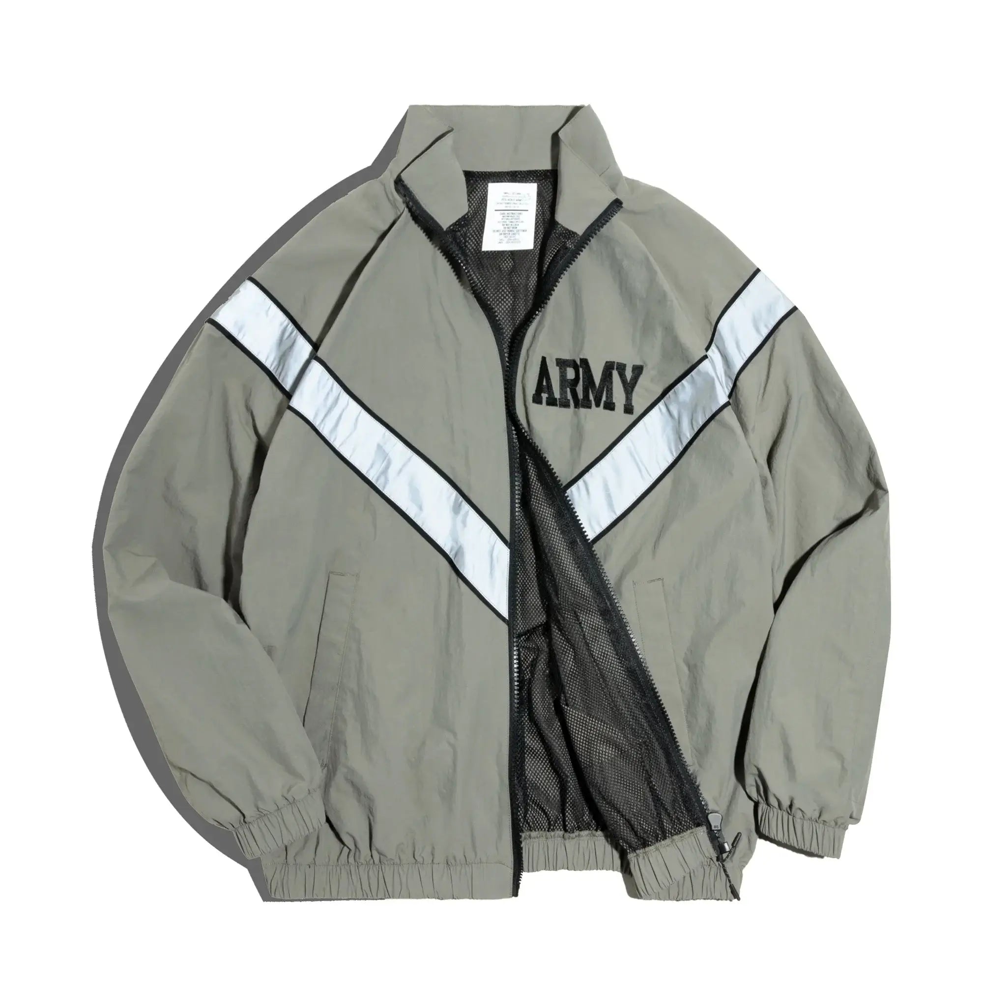 LYVIO Men's Blue Vintage Reflective Hooded Bomber JacketLYVIO Men's Vintage Reflective Hooded Bomber Jacket