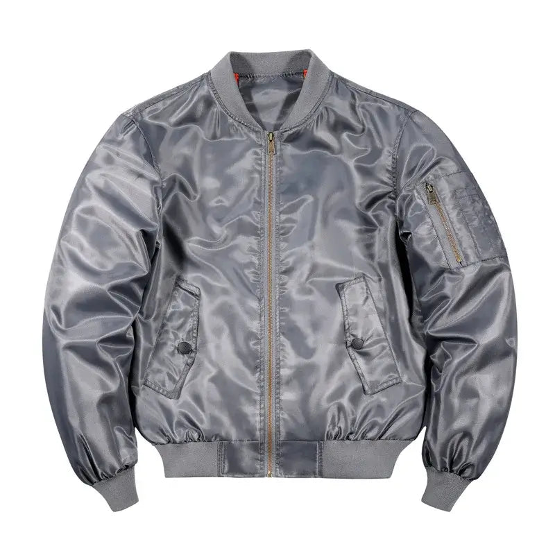 LYVIO Men's Army Green Tactical Pilot Bomber Jacket
