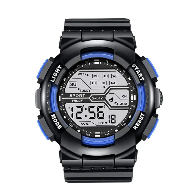 LYVIO Outdoor Sport Men's Large Screen LED Digital Wristwatch
