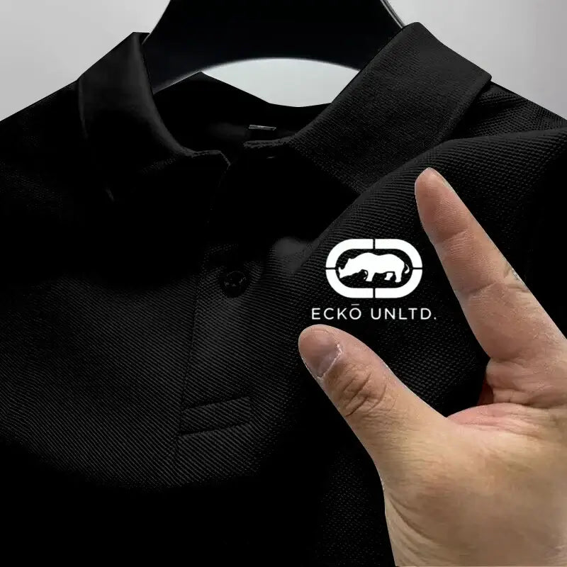 LYVIO Men's Casual Short Sleeve Summer Business Polo Shirt