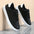 LYVIO Men's Classic White Leather Perforated Sneakers