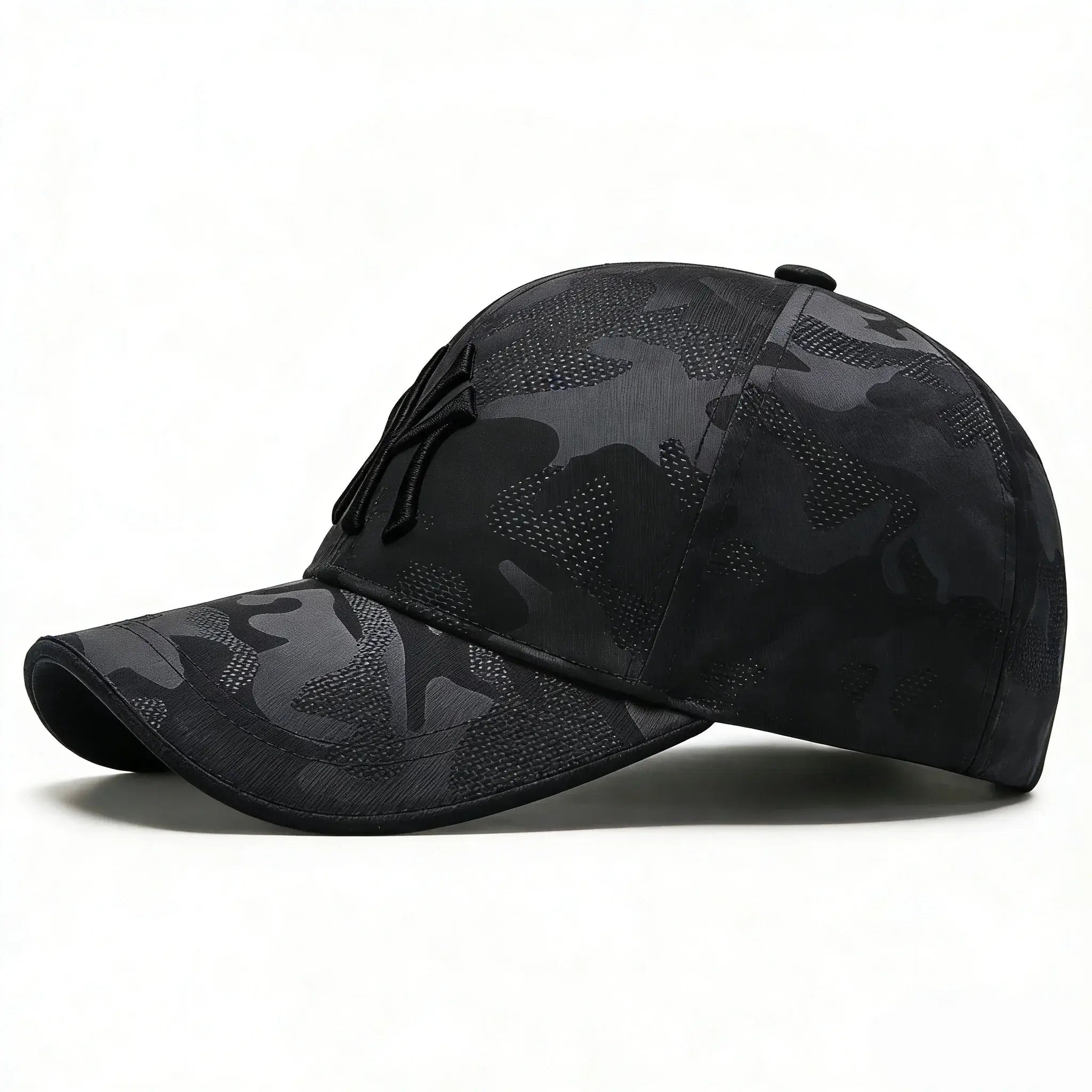 LYVIO Embroidered Logo Adjustable Trucker Snapback Baseball Cap