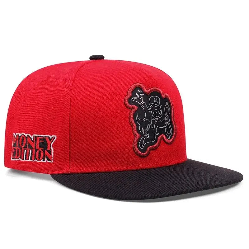 LYVIO Embroidered Hip Hop Snapback Baseball Cap Adjustable