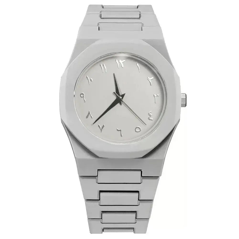 LYVIO Modern All-Black Arabic Digital Men's Quartz Sports Watch