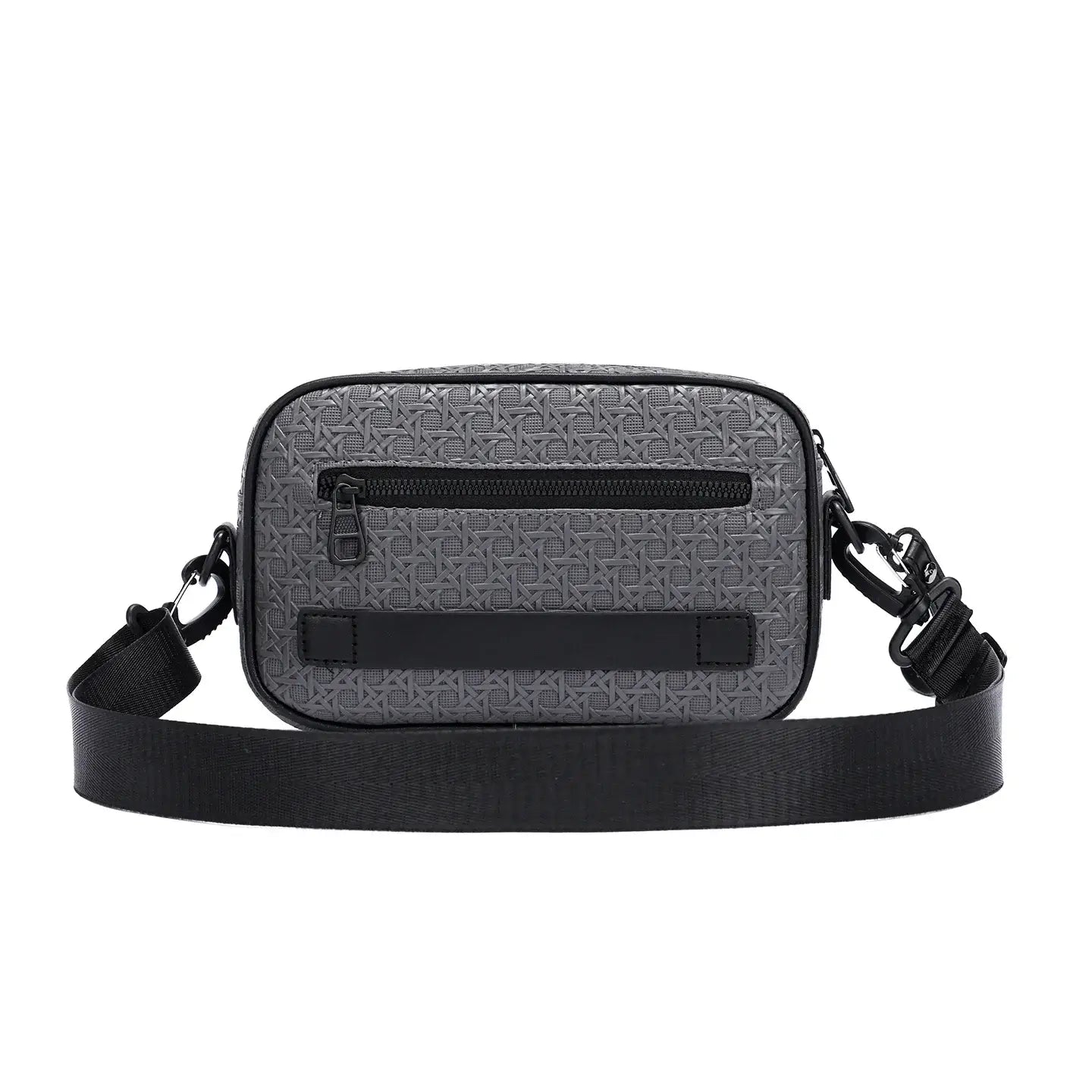 LYVIO Men's Soft PU Leather Business Crossbody Shoulder Bag