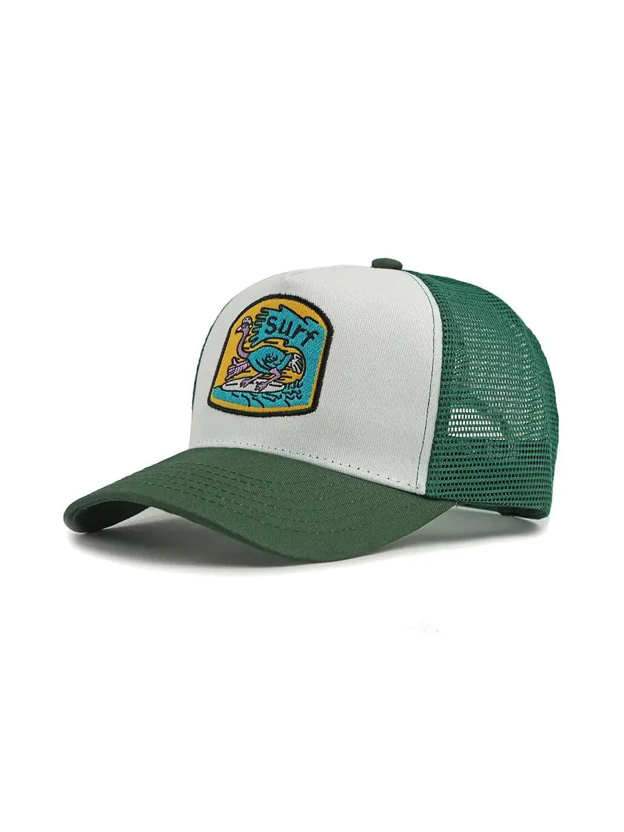 LYVIO New Unisex Embroidered Trucker Hat with Mesh Back