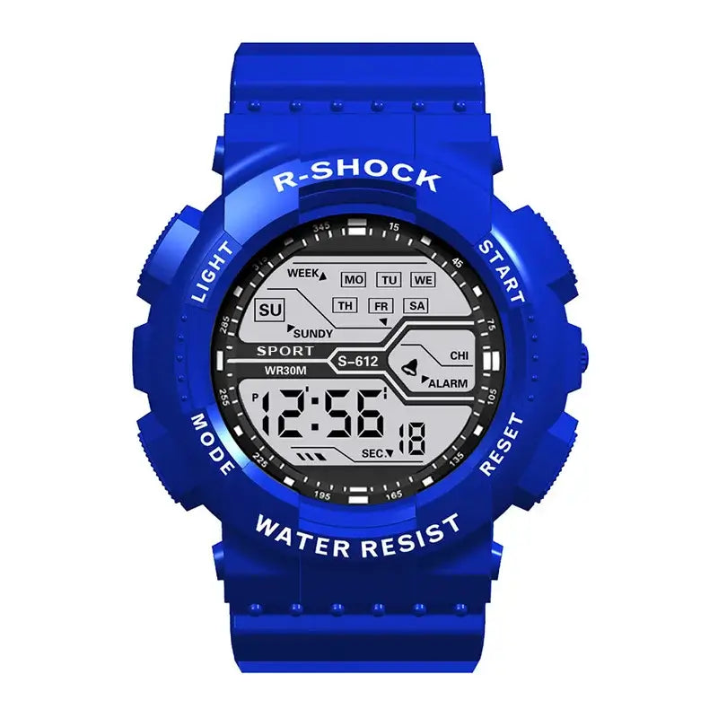 LYVIO Outdoor Sport Men's Large Screen LED Digital Wristwatch