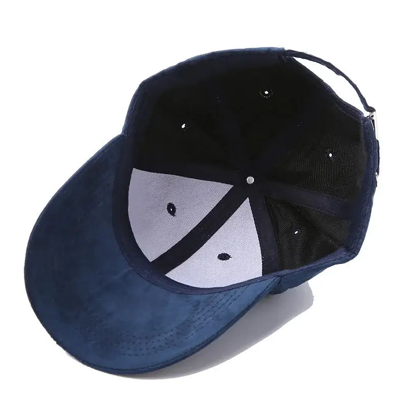 LYVIO Classic Solid Black Baseball Cap for Men