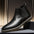 LYVIO Men's Luxury Leather British Style Chelsea Ankle Boots