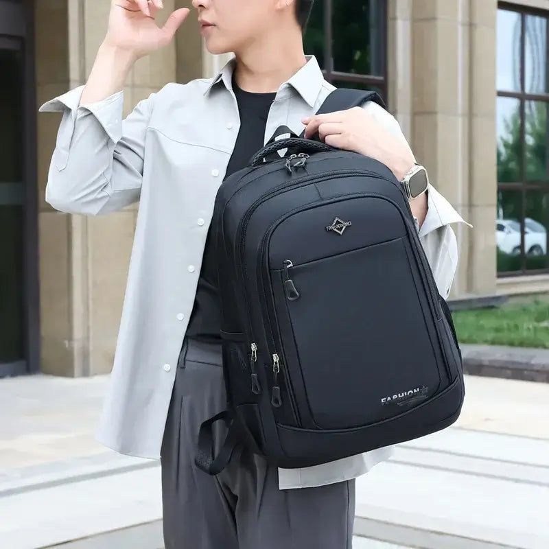 LYVIO Men's Large Capacity Business Commuting Travel Backpack