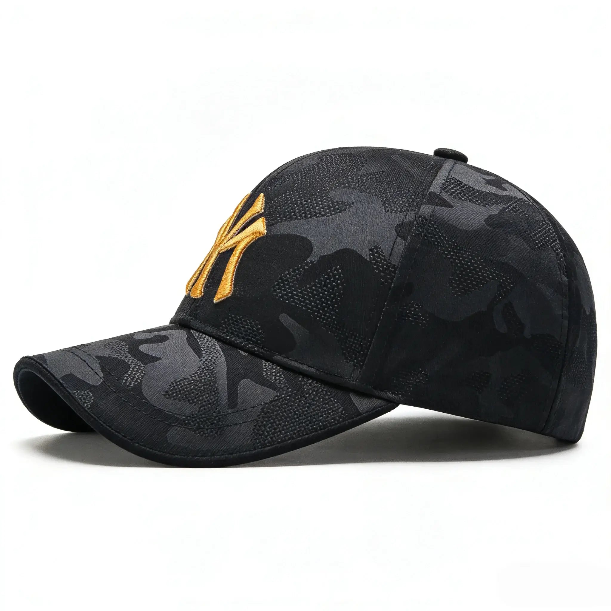 LYVIO Embroidered Logo Adjustable Trucker Snapback Baseball Cap